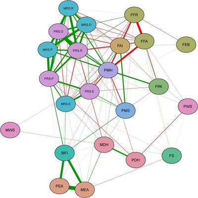 Family characteristics in adolescents with overweight or obesity: a network analysis
